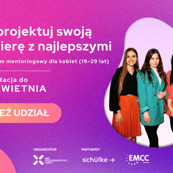 Grupa przedsiębiorczyń biorących udział w programie mentoringowym Sieci Przedsiębiorczych Kobiet.